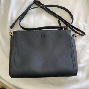 Lo ans Sons Peal back in saffiano leather